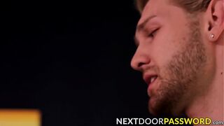 Young man wakes up while being sucked off by his lover
