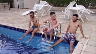WHORE IN THE POOL