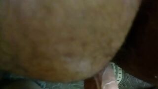 I give the guy cock, the way he likes it: bareback.
