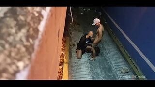 I went to pee on the street and ended up giving my ass