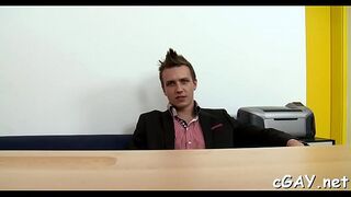 Frantic and wild gay sex