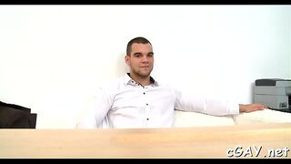 Explicit anal loving act