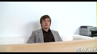 Frantic and wild gay sex