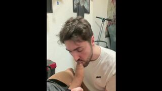 sucking my latin friend dick and making him cum