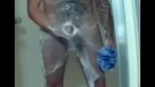 Playing in the shower