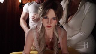 Threesome with Real Lady Doll Premium Sex Doll