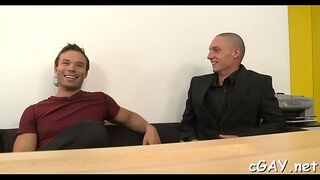 Explicit anal loving act