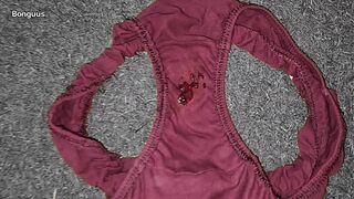 Jerking off on my Best Friends wet Panty