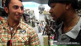 Hairy Giani Luca gets his firm asshole gay porn