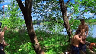 Cruising in the Woods: One Mouth, Two Cocks