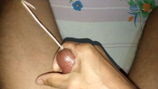 Sri Lanka teen twink boy figure out to how to shoot cum (slow motion cumshot 120 FPS)