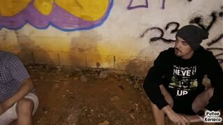 THE MARRIED MALE WENT TO SMOKE SOME IN THE SQUARE AND GOT HARD AND ENDED UP CAUGHTING THE HOMELESS MAN AND GETTING SHOT IN THE ASS (TESAER)