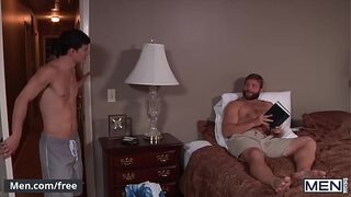 Muscly Bear (Colby Jansen) Eats Twinks (Tyler Sweet) Tight Ass Before Pounding It Doggystyle - Men
