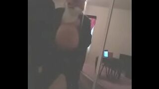 Fox watching himself wank