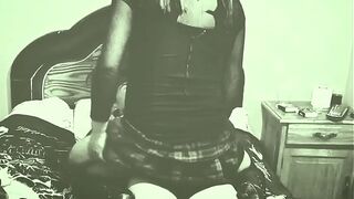 Making her moan like a transvestite who already wanted to be broken and fucked hard