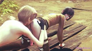 Attack on titans Yaoi Femboy - Eren annalingus