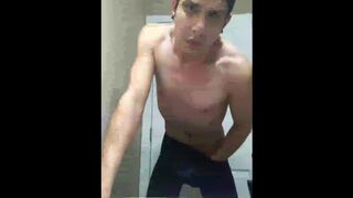 Good Jerk and Cum in Underwear.