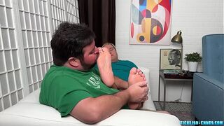 Chubby Nemo Helps His Master Matt Relax With Foot Worship