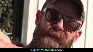 FamilyTwink - Rustic Stepdad Breaking his Boy's Bottom... Dylan Hayes, Jack Dixon