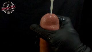 Cumshot in Slow Motion / Gay Big White Cock shoots hot Cum Load in POV Close Up
