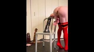 Giant Finger Fuck Deep Anal Belly Bulge Makes Me Cum