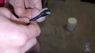 Vlog First Time Exfoliating My Cock Head With Toothbrush And Coconut Oil