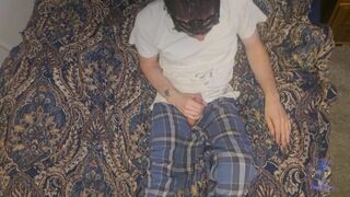 Clothed Watching Hot Pornhub Featured Video While Teasing My Cock