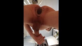 I put this WHOLE ALIEN Dildo up my ass! :O