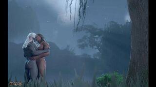 Baldur's Gate 3 Naked Playthrough: Halsin Romance Gay Sex Scene (no mods)