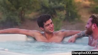 Straight man has his first time gay sex