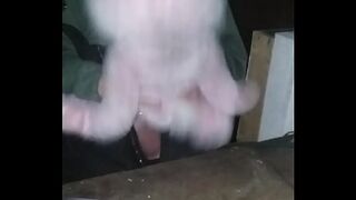 Me fucking my bunny in my friends shed