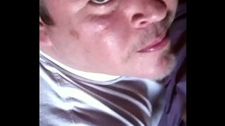 Sucking off a big black cock