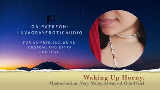 Woke Up Horny; Listen To Me Cum | Masturbation, Orgasms, So Noisy