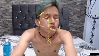 Guy has fun with cam