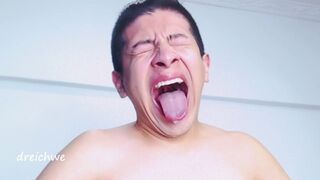 Hot saliva from my mouth