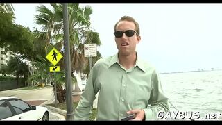 Blowjob with a lascivious homo stud