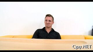 Blowjob for marvelous gay chap