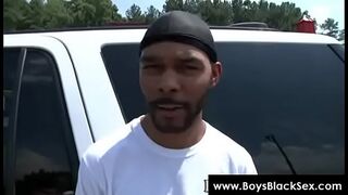 Blacks Thugs Breaking Down Sissy White Boys Hard 19