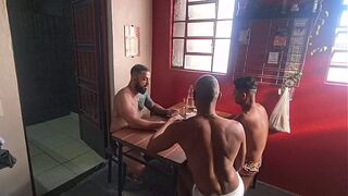 When you're going to play cards but the game turns into a whorehouse and you end up fucking two guys at once. (Preview)