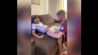 big black dick taking the passive white guy with a big ass