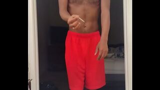 Smoking red hot