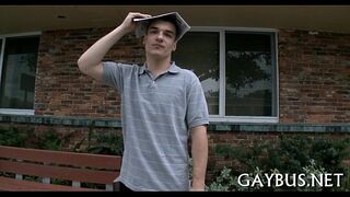 Lusty transaction with youthful homosexual