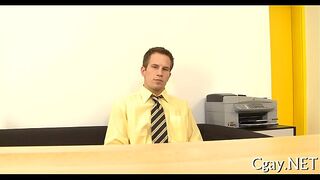 Immodest anal drilling with sex toy