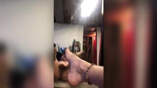 DOING KINKY NAKED POSES IN THE MIRROR WITH MY FEET AND BUTTHOLE GETS ME SO HORNY