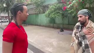 The stupid homeless man