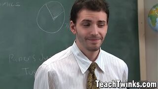 Sweet Twink Justin Giles Ass Bred By Odd Teacher Wade Warren