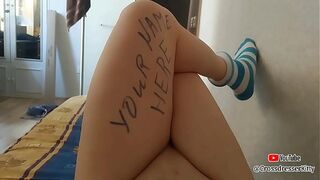 18 Youtuber CrossdresserKitty MASTURBATING You Can Request Your Name on My Thighs And I can Masturbate For You Lovelies
