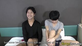 Japanese twinks pounding ass