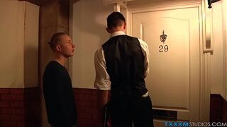 Bottom twink yearns for sweet and hard ass fucking session