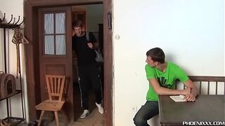 Cock loving twink wants to read a book but rims ass instead